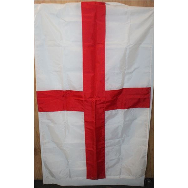 ST. GEORGE'S CROSS ENGLAND FLAG 3X5 NEW