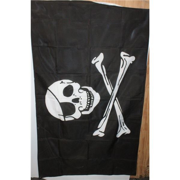 JOLLY ROGER PIRATE FLAG FEATURING