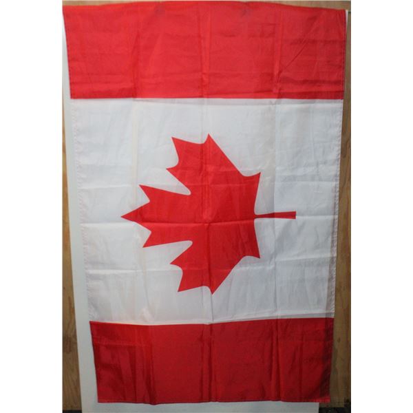 CANADA FLAG 5X3 CANADA DAY. RED&WHITE