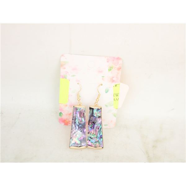 NEW EARRING GEOMETRIC TRAPEZOID 2.24”