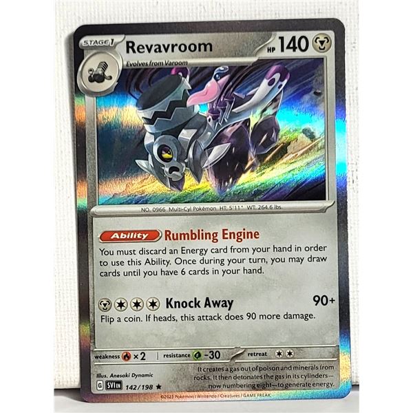 7) STAGE I REVAVROOM HOLO POKEMON