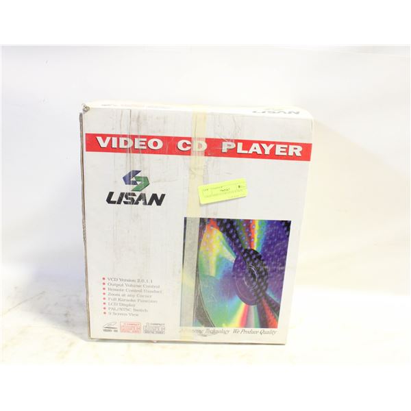 LISAN VIDEO CD PLAYER W BOX