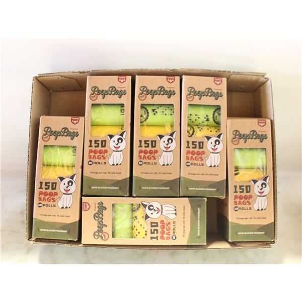 NEW 6 BOXES POOP BAGS 900 BAGS ODOUR