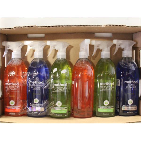 NEW 6 BOTTLES 828MLS ALL PURPOSE ASSORTED SPRAYS