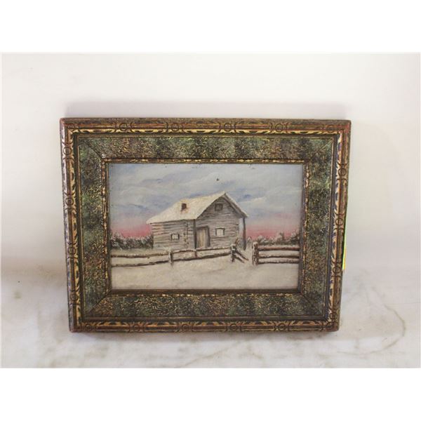 SMALL VINTAGE OIL PAINTING