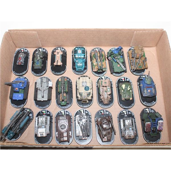 21 WHIZKIDS MECHWARRIOR MINIATURE TANKS