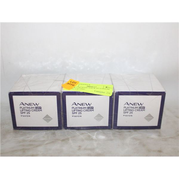 NEW 3 SEALED ANEW PLATINUM DAY LIFTING