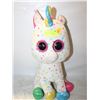 Image 1 : VINTAGE TY BEANIE BOOS HARMONIE UNICORN MULTICOLOR