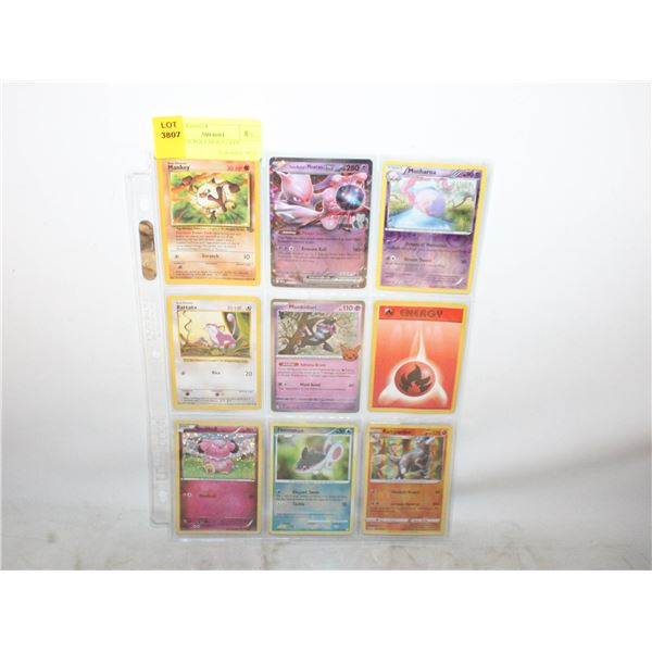 SHEET OF POKEMON CARDS