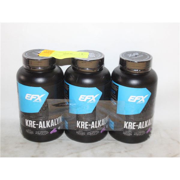 NEW 3 SEALED EFX SPORTS KVE ALXALYN PH