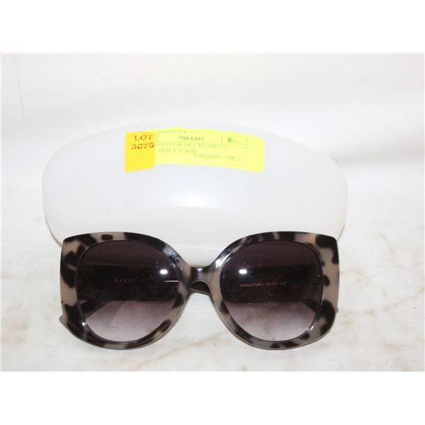 MARTHA STEWART WOMEN'S SUNGLASSES+CASE