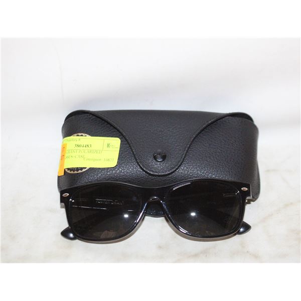 FOSTER GRANT POLARIZED SUNGLASSES+CASE