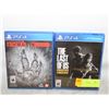 Image 1 : PS4 GAMES X2 THE LAST OF US REMASTERED &