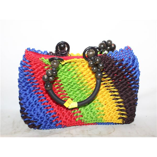 VINTAGE HADEMADE COLORFUL RAINBOW
