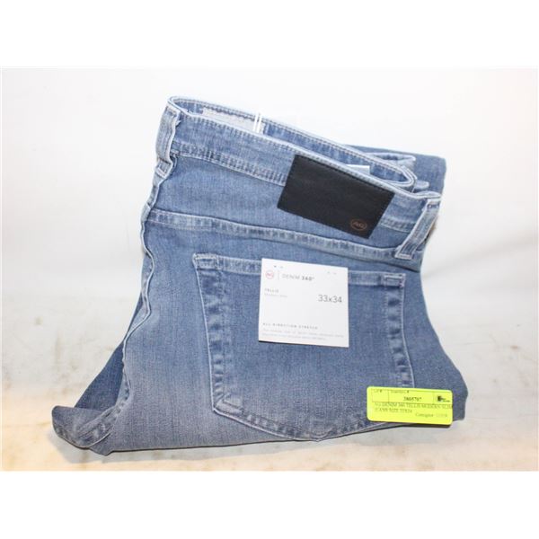 AG DENIM 360 TELLIS MODERN SLIM JEANS SIZE 33X34