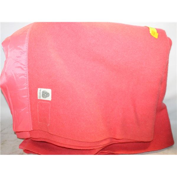 ALL WOOL BLANKET