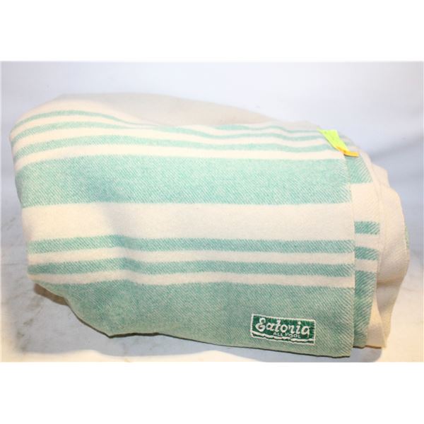 EATON ALL WOOL LARGE BLANKET