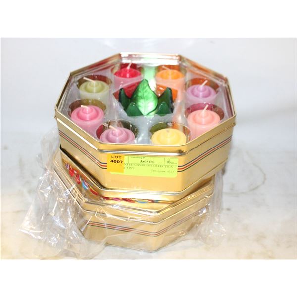 SCENTED CANDLES COLLECTION NEW TINS