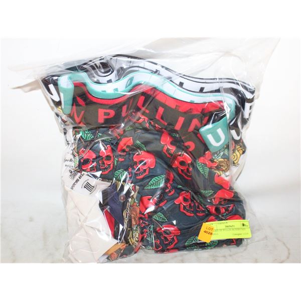 5 PAIRS OF PULLIN BOXERS SIZE SMALL