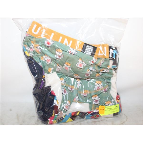 5 PAIRS OF PULLIN BOXERS SIZE SMALL