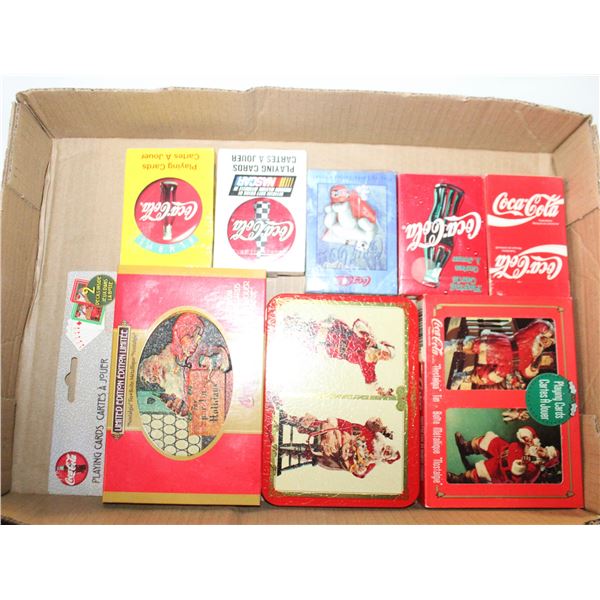 FLAT OF COCA-COLA PLAYING CARDS