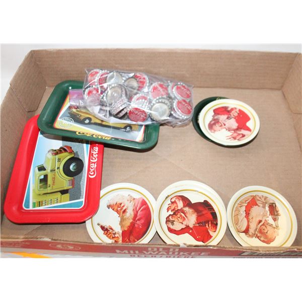 FLAT OF COCA-COLA COLLECTABLE SMALL