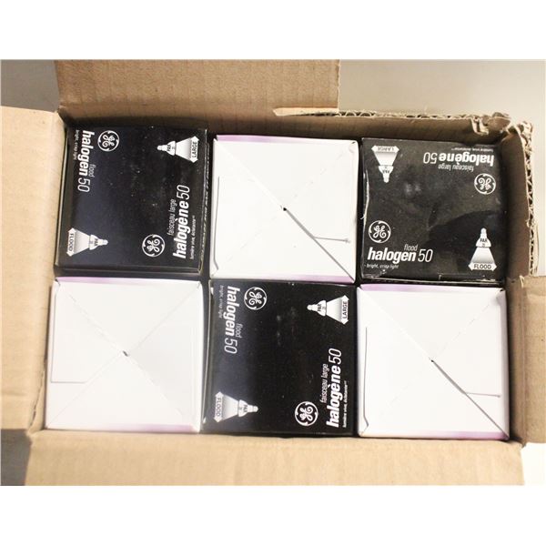 NEW GE HALOGEN 50 6PACK