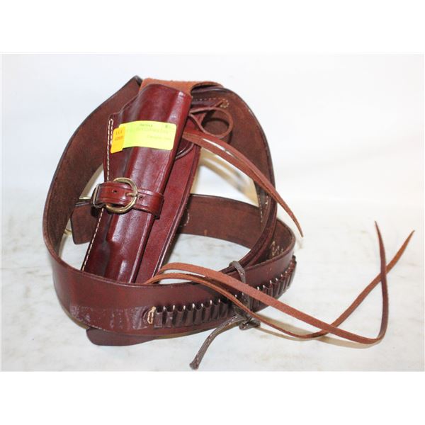 SIZE 38 LEATHER GUN HOLSTER