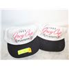 Image 1 : VINTAGE SIGNED GREY CUP HATS TOGETHER-ESTATE