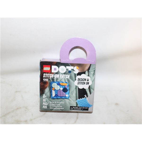 NEW SEALED LEGO DOTS STITCH ON PATCH SET