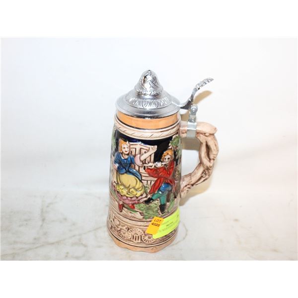MUSICAL BEER STEIN 10" HIGH