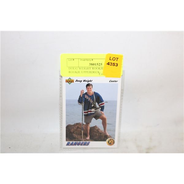 DOUG WEIGHT ROOKIE STAR ROOKIE UPPERDECK