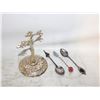 Image 1 : VINTAGE SILIVER-PLATED SPOON HOLDER &
