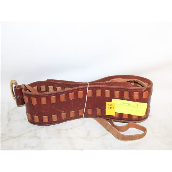 1970'S SIZE 36 LEATHER HUNTERS BELTS-ESTATE