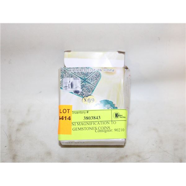 60 X MINI MAGNIFICATION TO CHECK GEMSTONES COINS