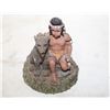 Image 1 : NATIVE AMERICAN BOY WITH WOLF