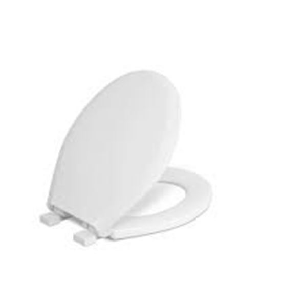 NEW CENTOCO SAFETY CLOSE WHITE TOILET SEAT ROUND