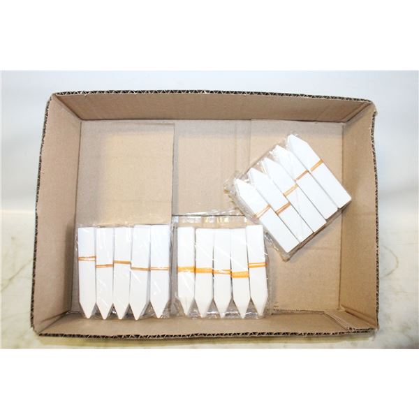 300 PCS WHITE PLASTIC PLANT STAKES