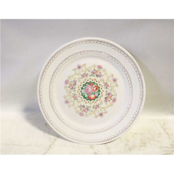 VINTAGE AMERICAN LIMOGES CHINA PLATE 22KT TRIM