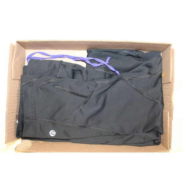 LADIES SZ 6 LULU LEMON CROPPED LEGGINGS