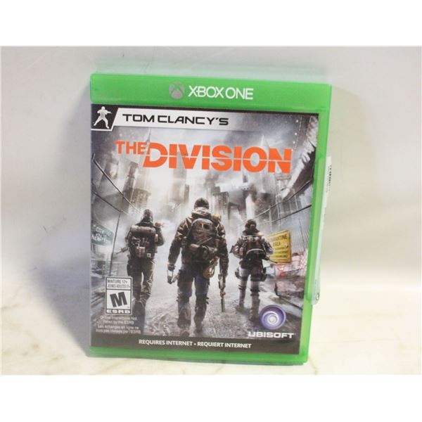 THE DIVISION XBOX ONE GAME