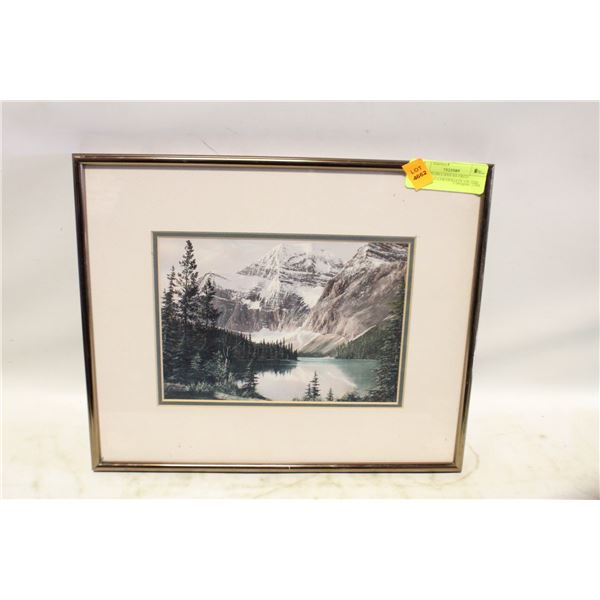 ROCKIES ON CANVAS FRED BUCHWITZ CERTIFICATE ON THE