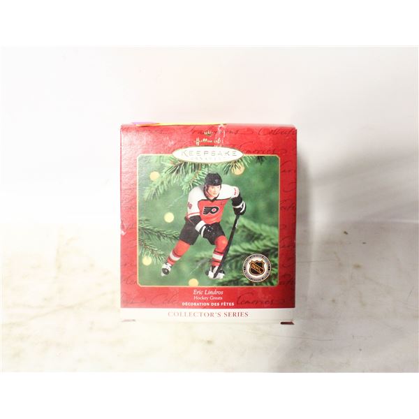 ERIC LINDROS HALLMARK ORNAMENT W BOX