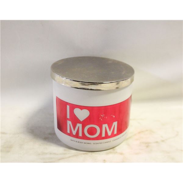 I LOVE MOM BATH BODY WORKS CANDLE