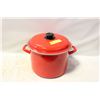 Image 1 : LARGE METAL POT WITH MATCHING LID,