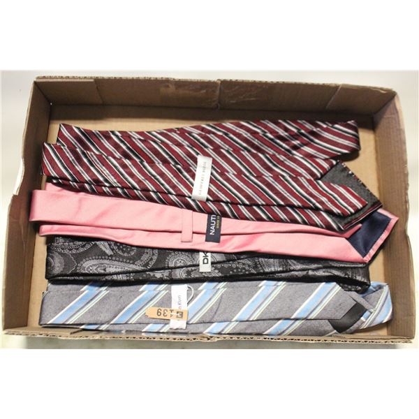 FLAT OF ESTATE NECK TIES VARIOUS DESIGNERS