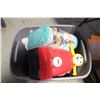 Image 1 : TOTE WITH MEGA BLOCKS, RIDE ON TOYS,