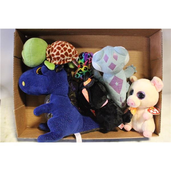 FLAT OF TY PLUSHIES ASSORTED