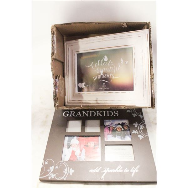 BURNES & BOSTON DISTRESSED 7 X 5 FRAME &