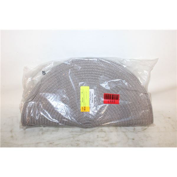 ROUND BRAIDED PLACEMATS 15 INCH 6 PACK